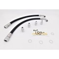 Fren Tubo Carbotech Carbon Fiber, Kevlar or Stainless Complete Radiator (Oil Cooler) Line Kit for the Moto Morini Corsaro 1200 '05-11